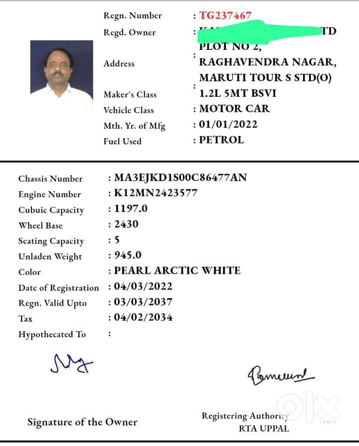 Maruti Suzuki Swift Dzire Tour Ldi, 2022, Petrol
