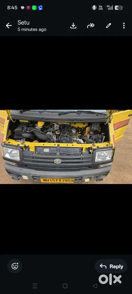 Tata Winger Yellow Colour