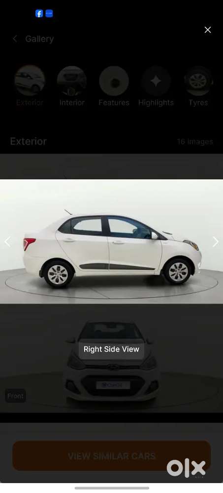 Hyundai Xcent 2015 Petrol 77400 Km Driven