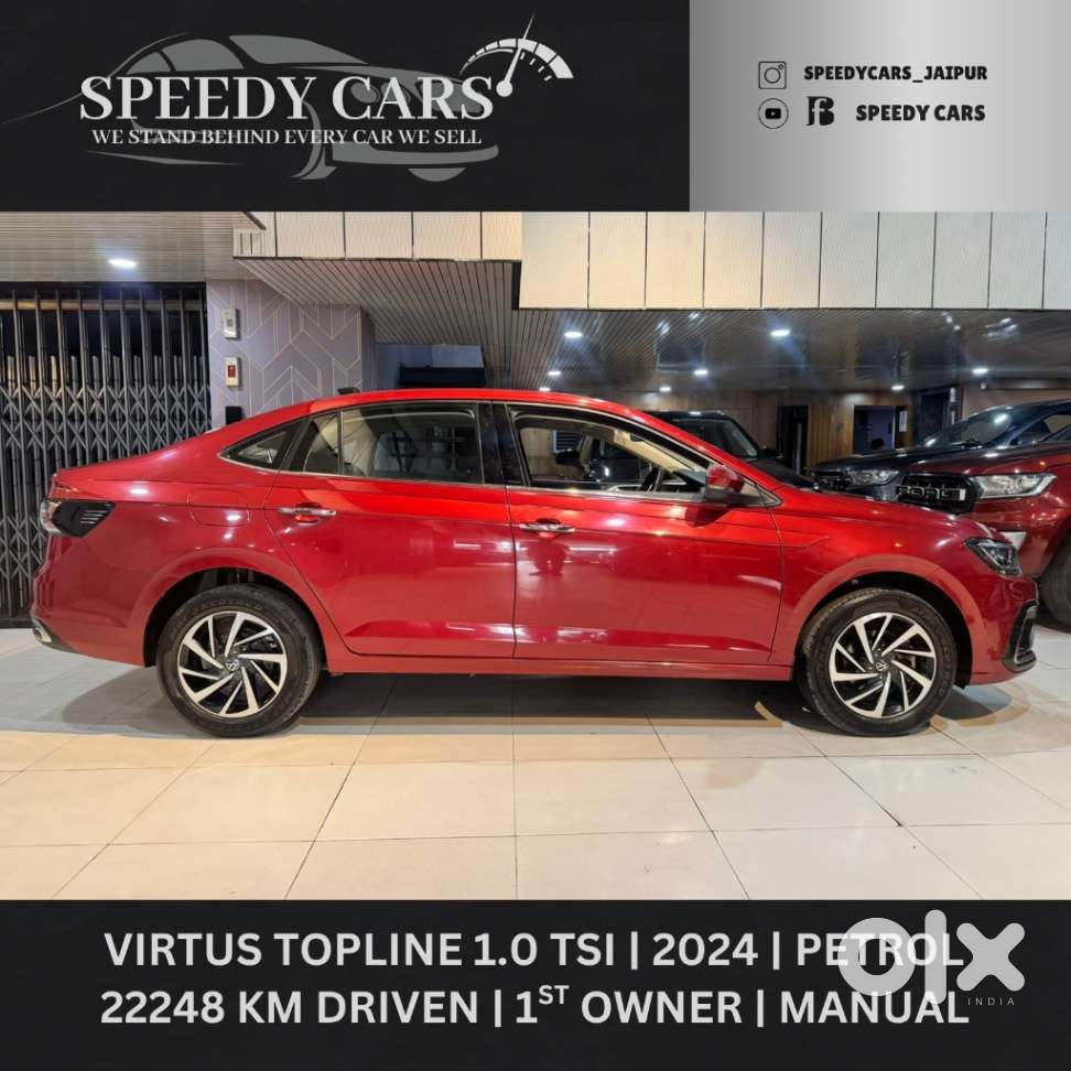 Volkswagen Virtus Topline 1.0 Tsi Mt (electric Seats), 2024, Petrol