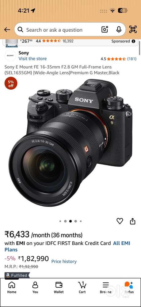 Sony camera alpha 7 3