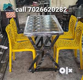 Coffee table deals with chairs olx