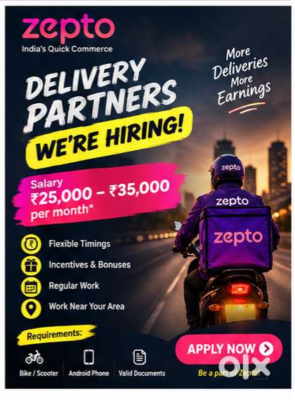 2 wheeler delivery boy