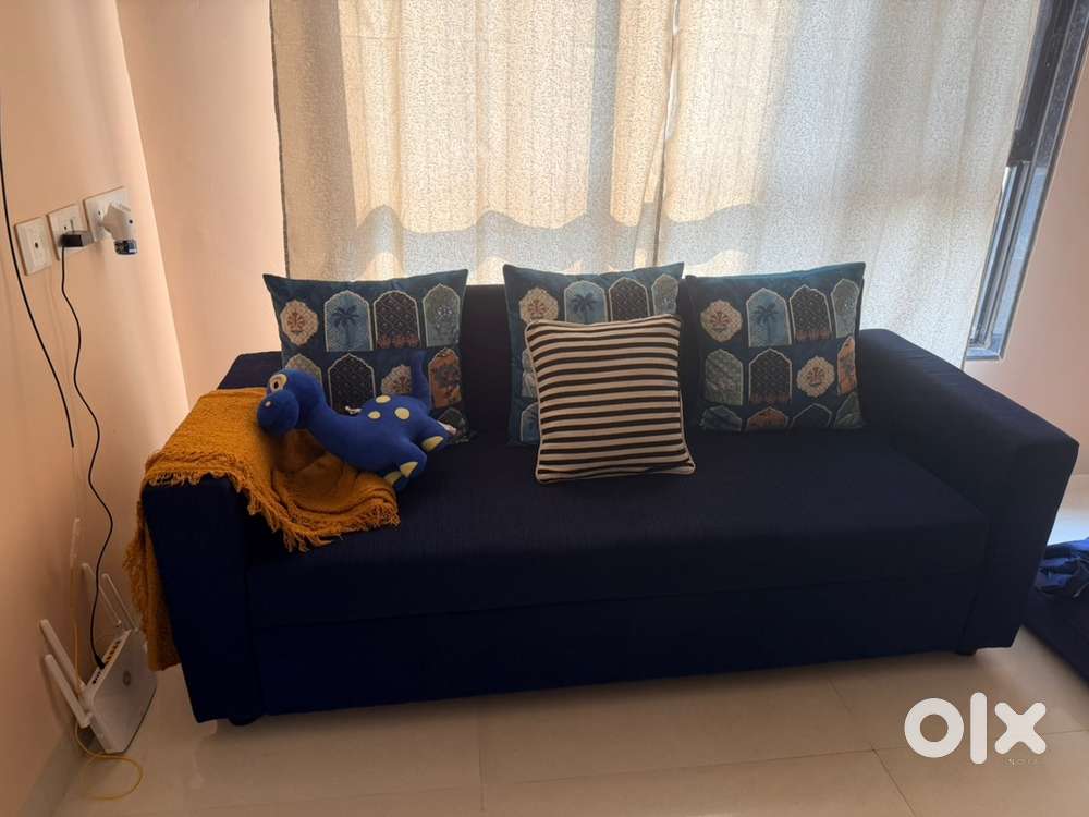 3-Seater Fabric Sofa with 3 Cushions &ndash; For Sale