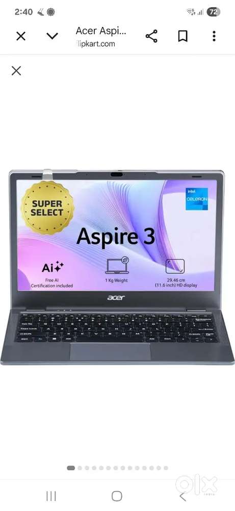 Acer Aspire 3 Intel Celeron Dual Core