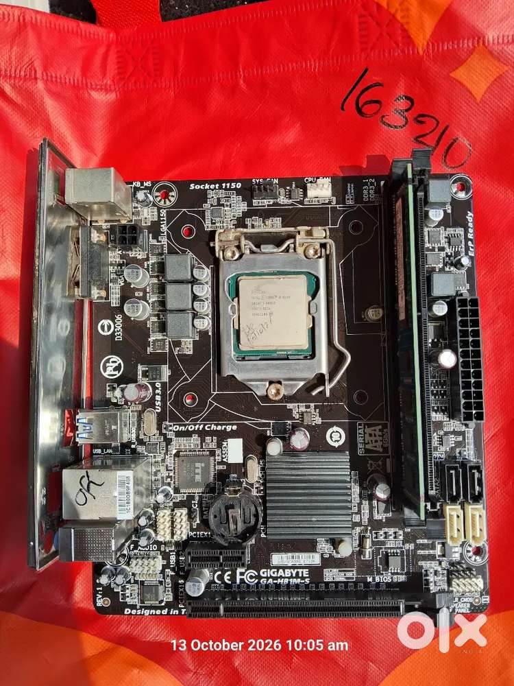 H81 COMBO GIGABYTE WITH IO SHIELD PRICE FIXED 3200
