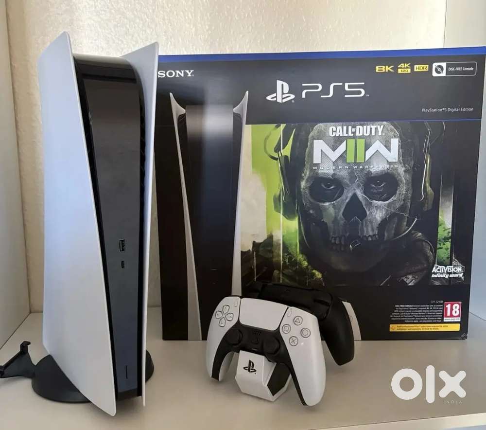 PS5 Digital Edition Modern Warfare 2 Console Bundle + Extra Controller