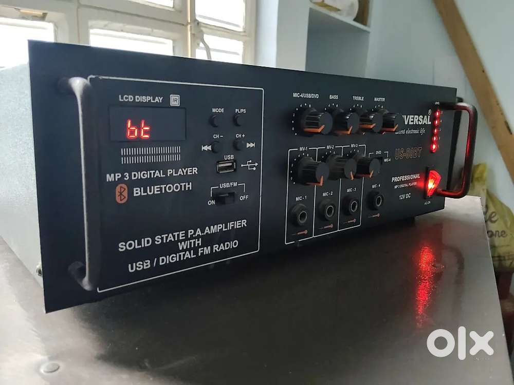 Solid state PA Amplifier (WITH USB DIGITAL BLUETOOTH CONNECTIVITY)