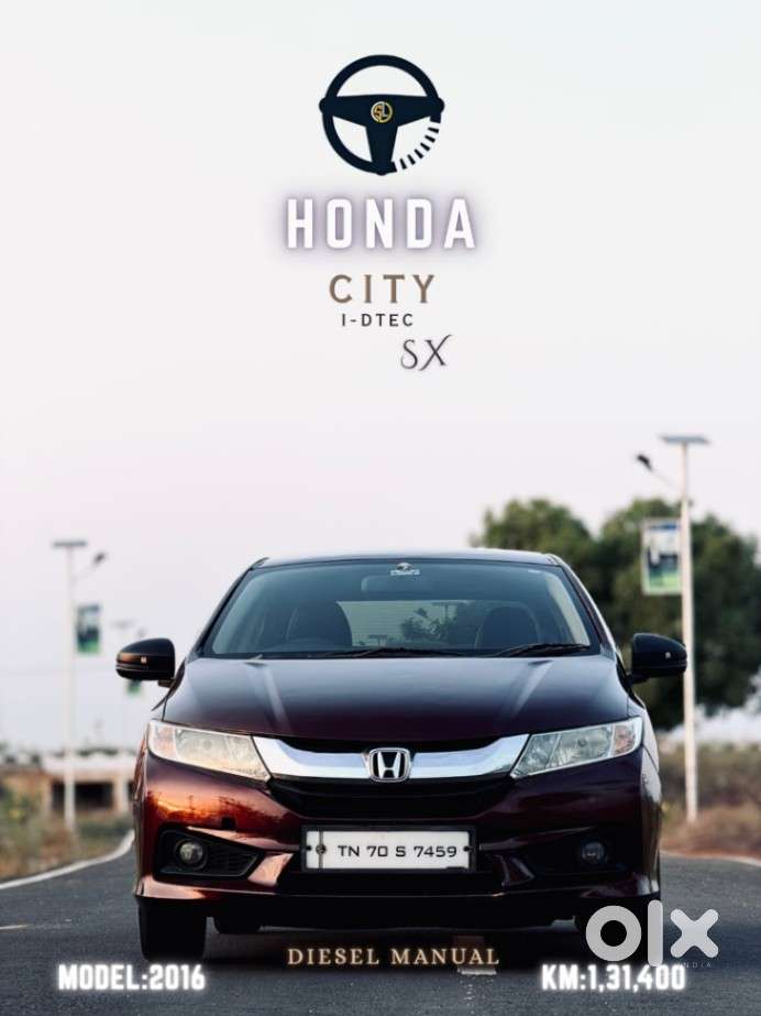 Honda City I Dtec Vx, 2016, Diesel
