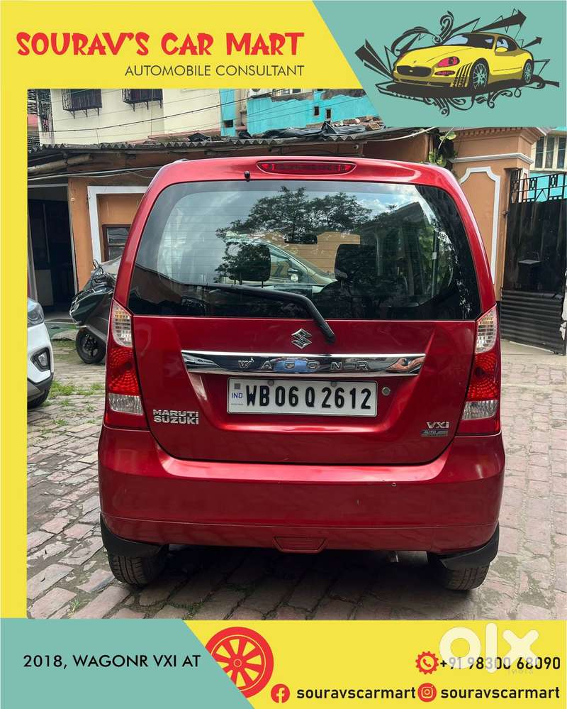 Maruti Suzuki Wagon R 1.0 Vxi Amt, 2018, Petrol