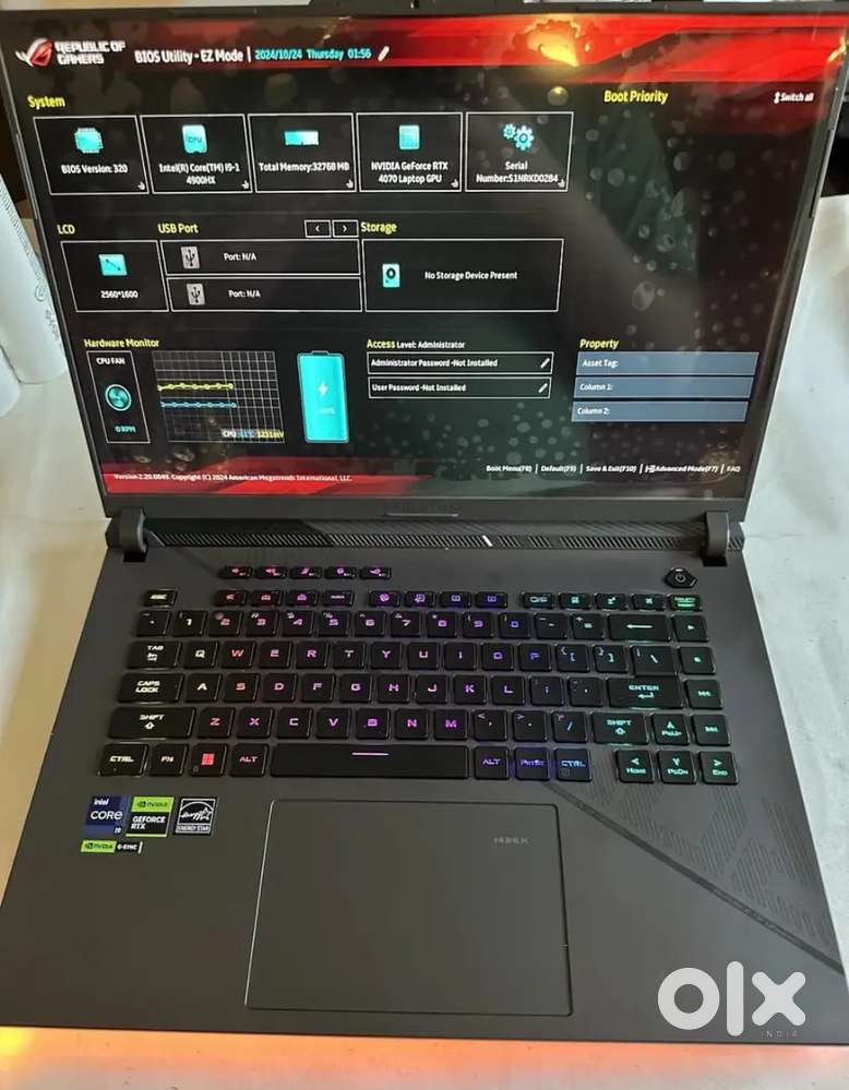 ASUS ROG Strix G16 Gaming Laptop, 16 16:10 QHD 240Hz, GeForce RTX 407