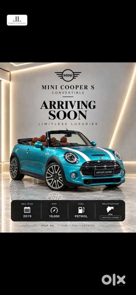 Mini Cooper Convertible, 2019, Petrol