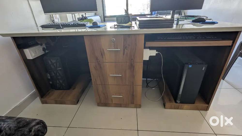 Office Tables with Electric Attachment