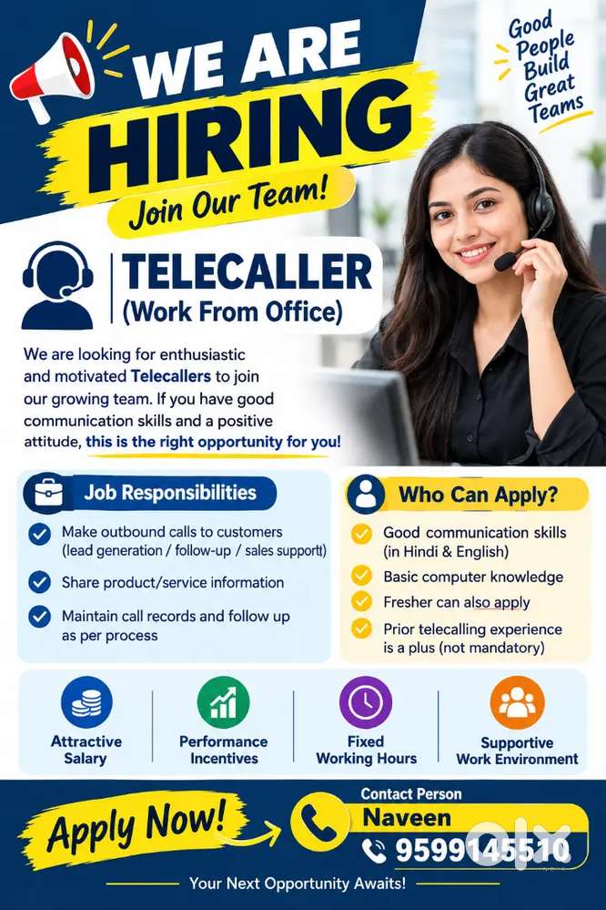 Need telecaller