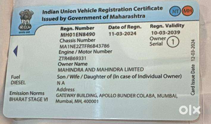 Mahindra Xuv700 2.2 Ax 7 Diesel At Luxury Pack Str, 2024, Diesel