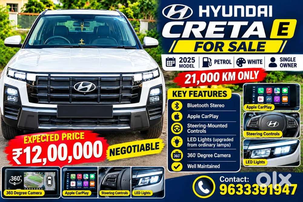 Hyundai Creta 1.5 E 2025 Manual Petrol