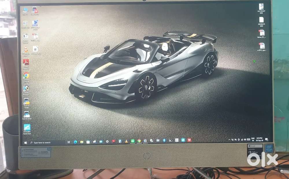 Hp all in one pc ips display and high grade lamination machine