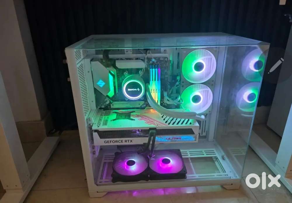 GAMING PC Kit 4070ti and 4k monitor with logitech g29 staring wheel ...
