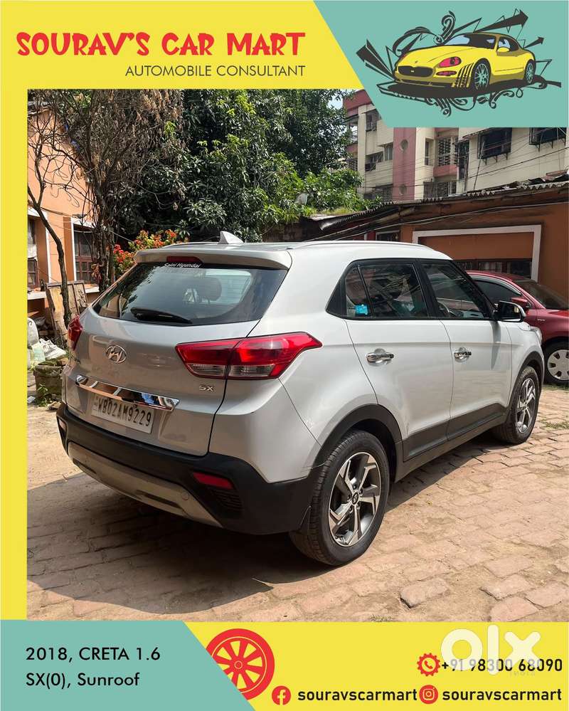 Hyundai Creta 1.6 Sx (o), 2018, Petrol