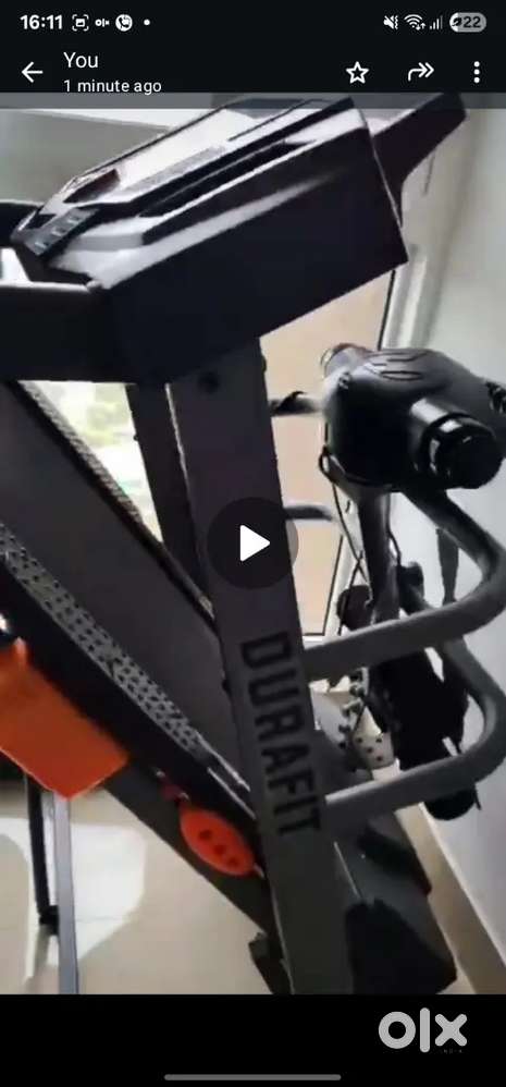 Treadmill Durafit auto incline and Multifunction Gym Fitness - Main Image