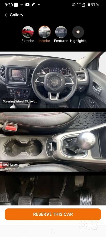 Jeep Compass 2019 Petrol 44000 Km Driven