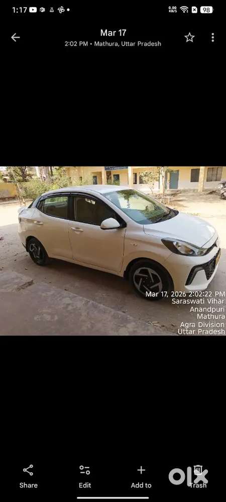 Hyundai Aura 2024 Cng & Hybrids 50000 Km Driven