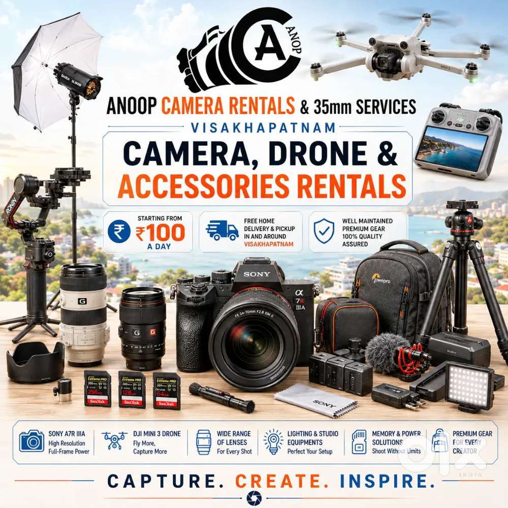 Camera Drones and Acesories Rentals