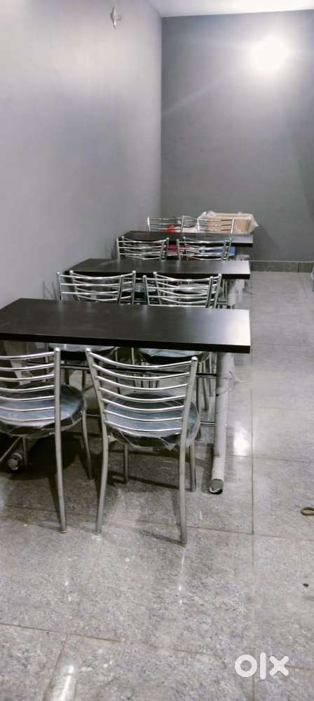 Table chairs of restaurant