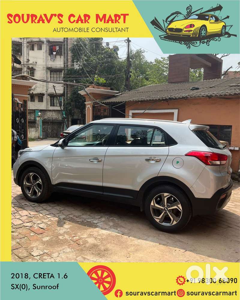 Hyundai Creta 1.6 Sx (o), 2018, Petrol