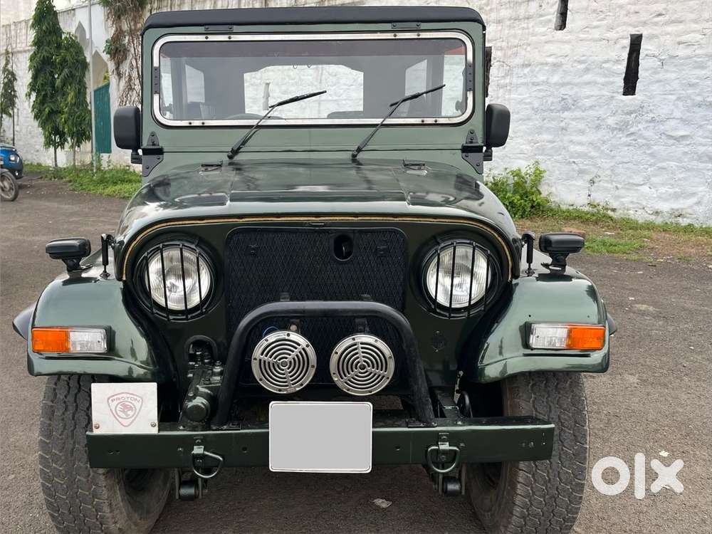 Excellent Mahindra Mm550 4x4 Army Jeep, 2000, Power Steering