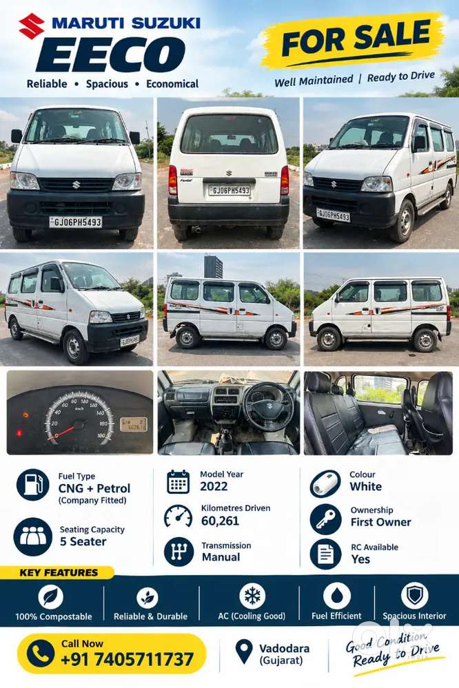 Maruti Suzuki Eeco 2022 Ac Cng
