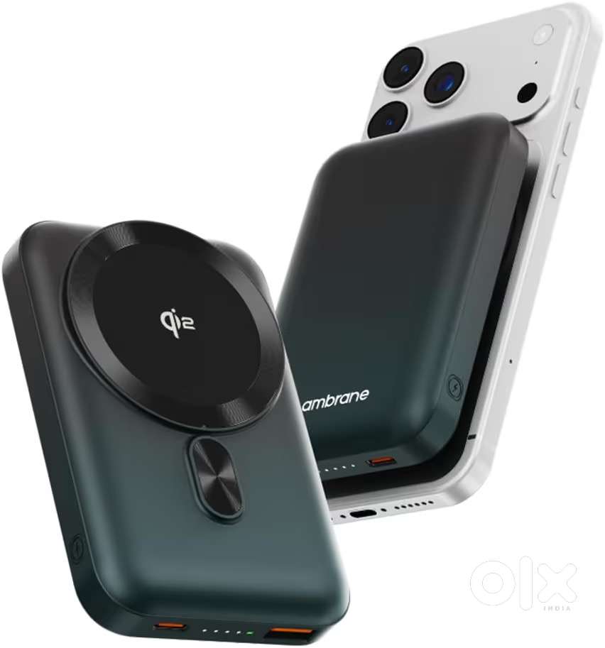 Ambrane [New & Faster] Qi2 & MagSafe Wireless 10000mAh Powerbank