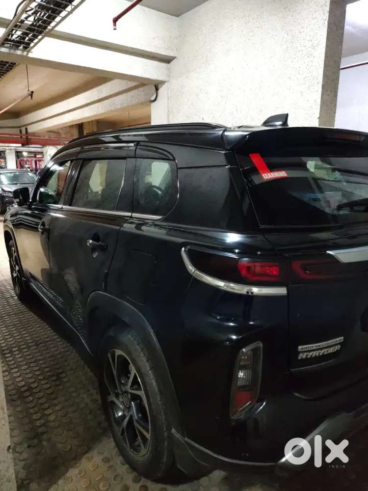 Black Toyota Hyryder 2023 Petrol Well Maintained