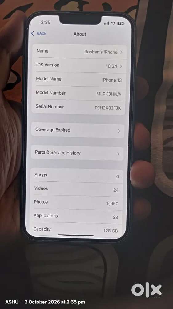 iPhone 13 128GB  88% Battery | Mint Condition | No Scratch | Fully W