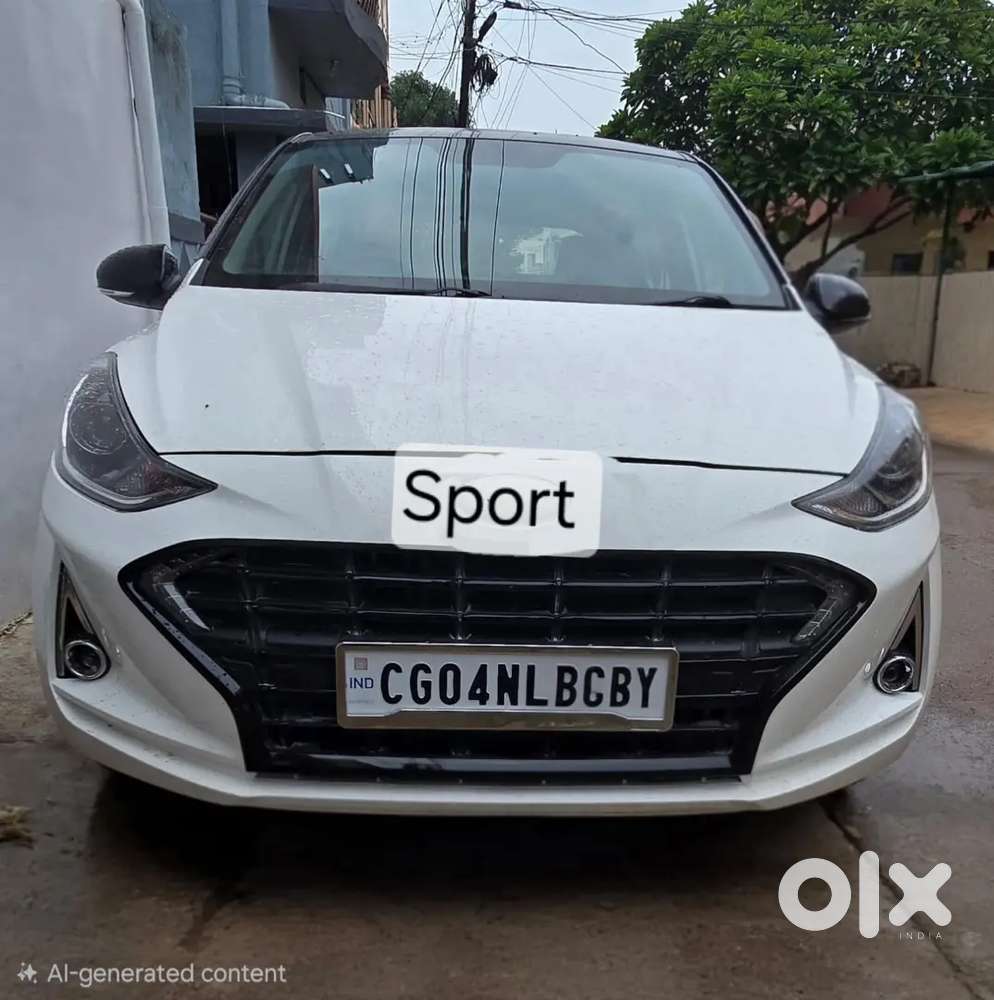 Hyundai Grand I10 Nios 
Sports Variant
Colour White/black
Cg 04 Passin