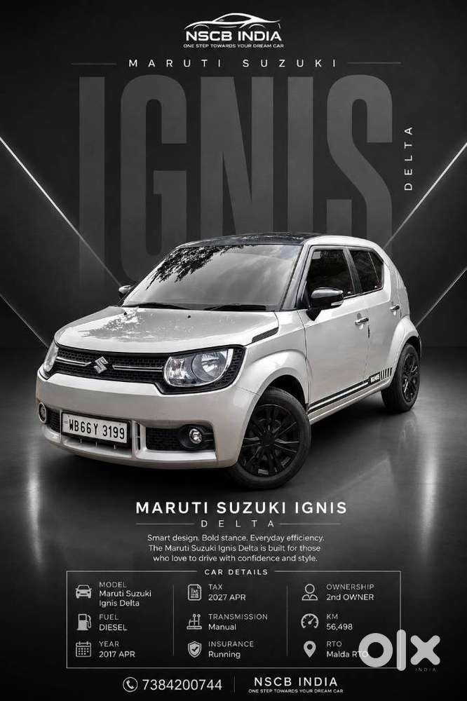 Maruti Suzuki Ignis 1.2 Delta, 2017, Diesel