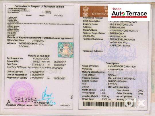 Hyundai Santro Xing Gl, 2012, Petrol