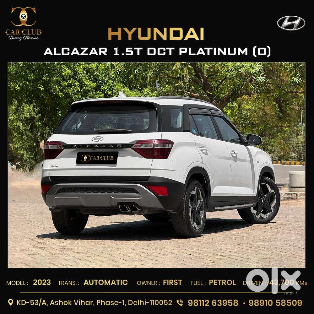 Hyundai Alcazar Platinum (o) 7 Str 1.5 Petrol Dct, 2023, Petrol