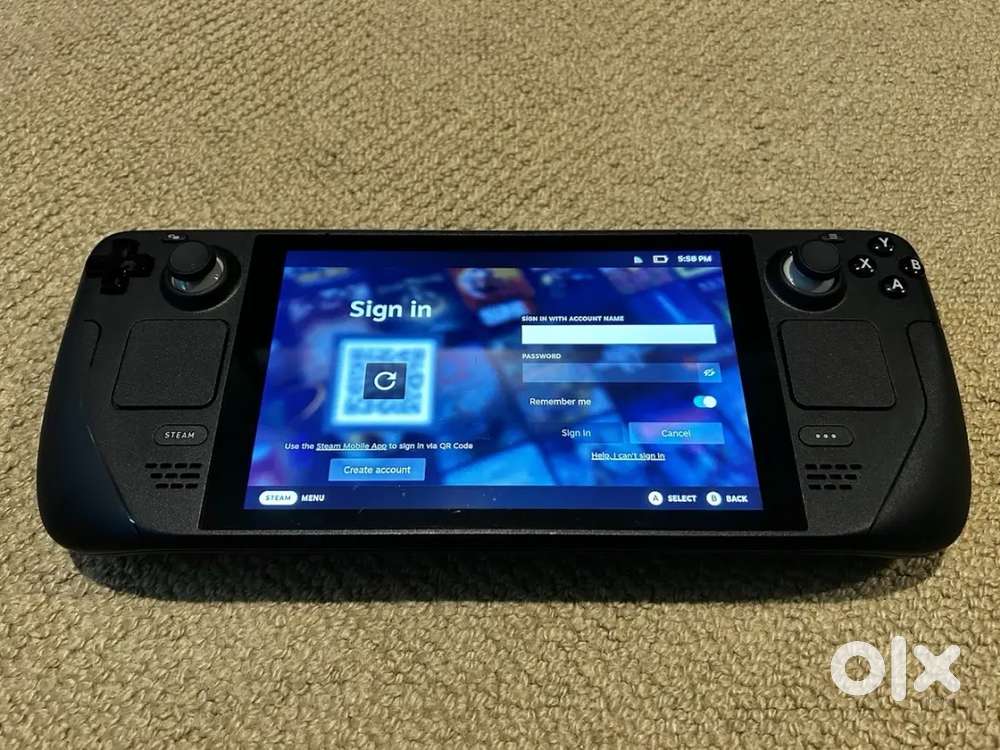 Valve Steam Deck 64GB LCD Handheld w/Case, Power Cable, 3rd Party