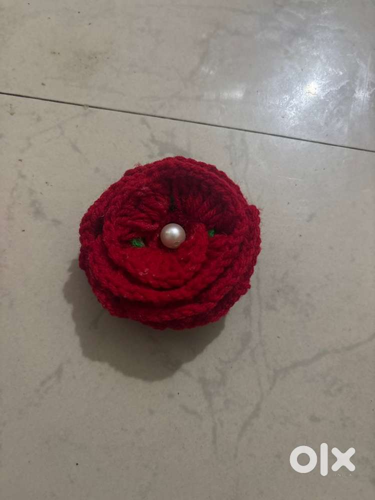 Rose hair clip