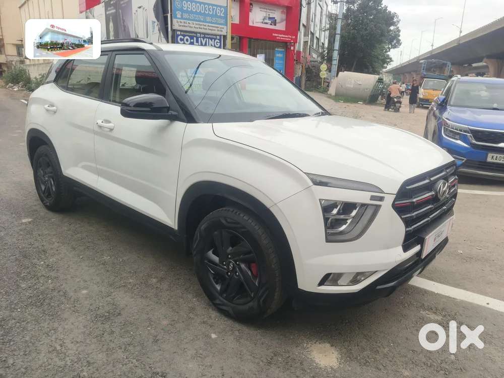 Hyundai Creta 1.5 S Plus Knight Diesel Dual Tone, 2022, Diesel