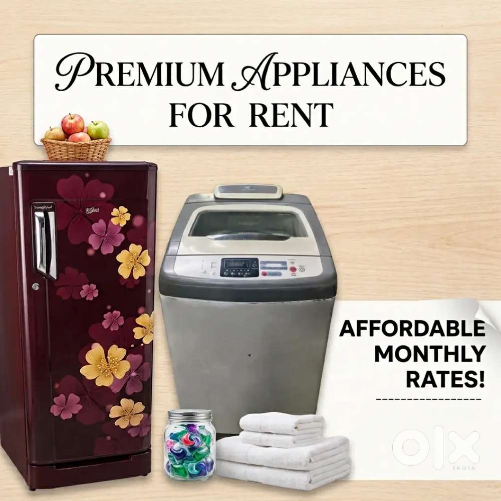 Best FRIDGE & Washing Machine for Rental
