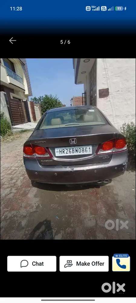 Honda Civic 2011 Mt 966625 Km Third Owner