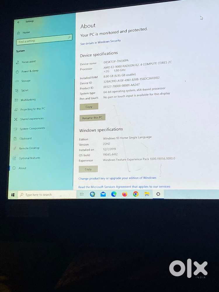 Hp computer system