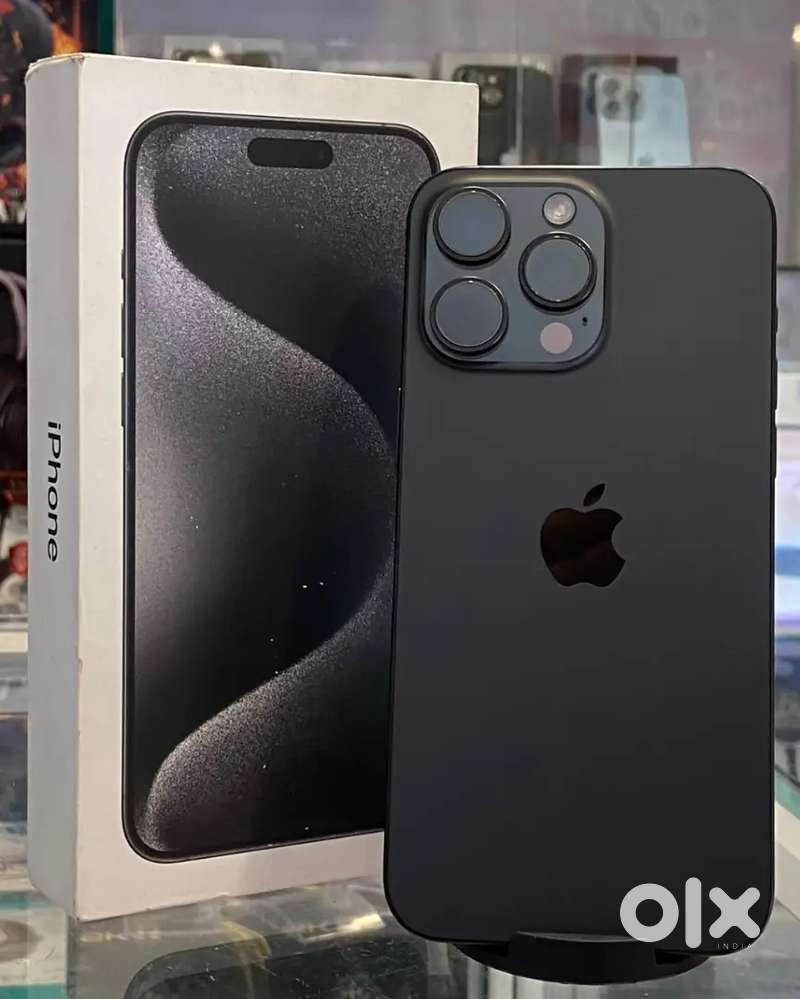 IPHONE 15PROMAX 256GB BLACK COLOUR GOOD CONDITION WITH BILL BOX