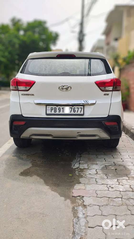 Hyundai Creta 2019 1.4 E Plus White Color