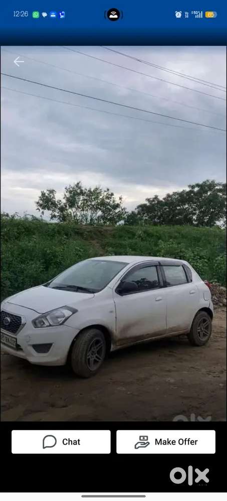 Datsun Go 2017 Petrol Cng 75200 Km Driven On Paper Cng