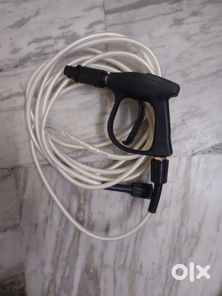 Pressure washer gun with pipe without machine