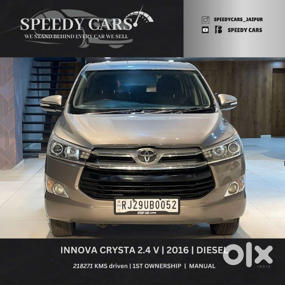 Toyota Innova Crysta 2.4 V 8 Str, 2016, Diesel