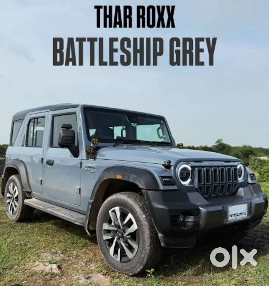 Mahindra Thar Roxx Diesel 2025 Battleship Grey